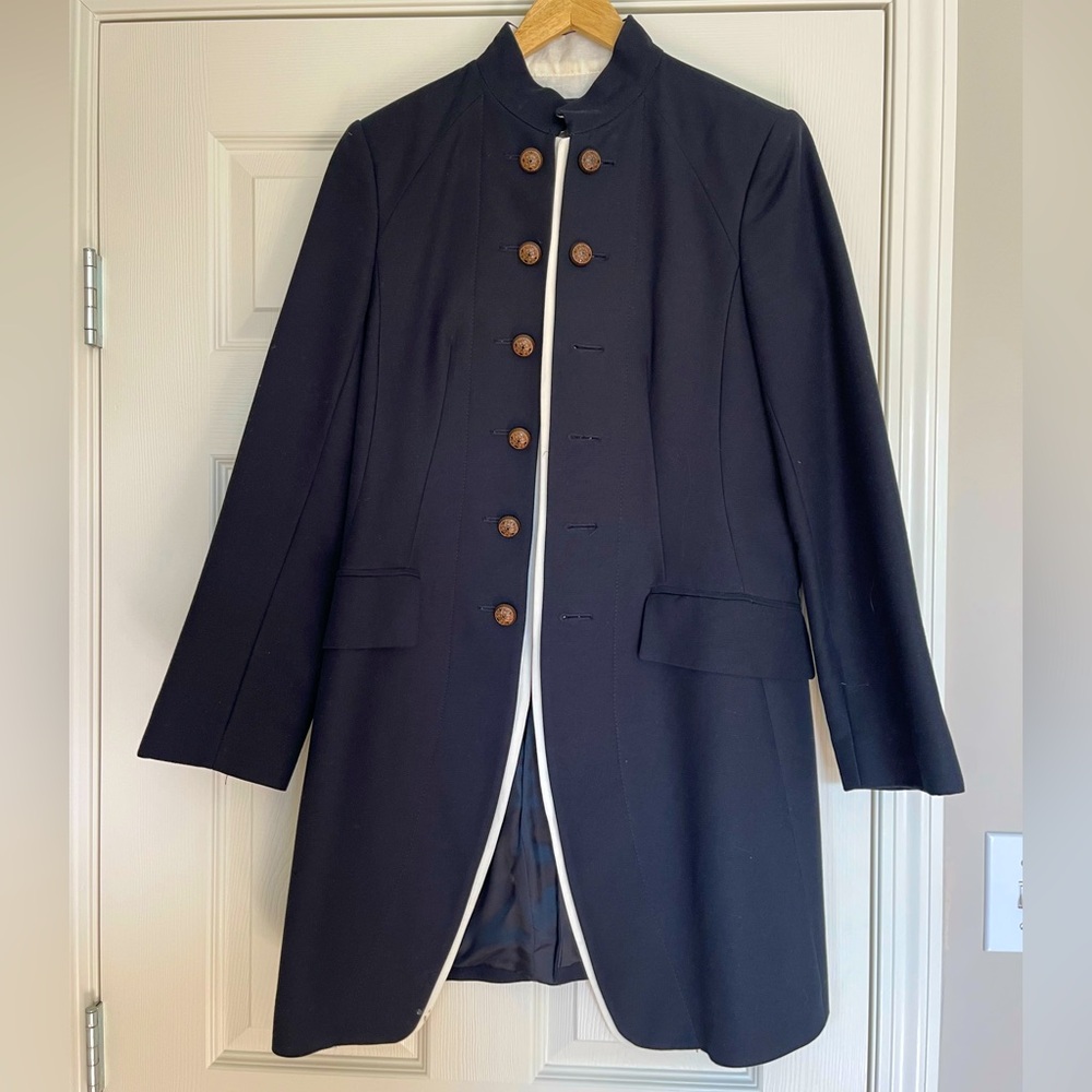Zara Black Military Coat